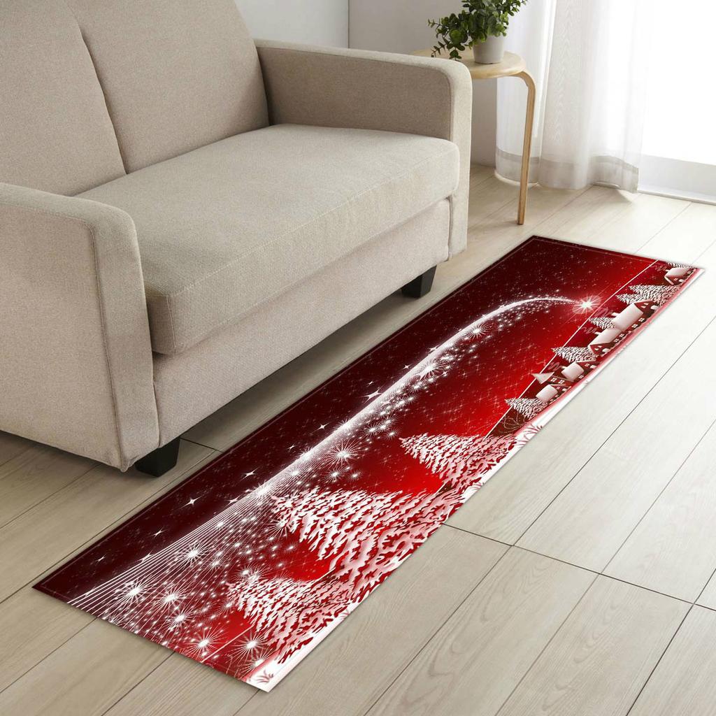 Christmas Kitchen Sand Carpet Doormat Long Floor Mat