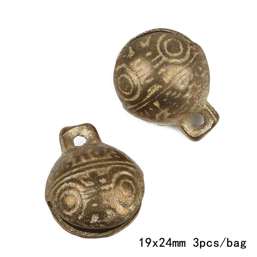 1-15 шт. латунный материал китайский колокольчик удачи подвеска для браслета ножной браслет изготовление кулона для домашнего животного