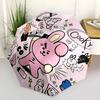 1 шт. Автоматический складной зонт BT21 Cooky для улицы - Автоматическое открытие/закрытие, Портативная 3-складная конструкция, Железный каркас с 8 ребрами, Идеальный подарок для фанатов, Путешественников, для ежедневного использования