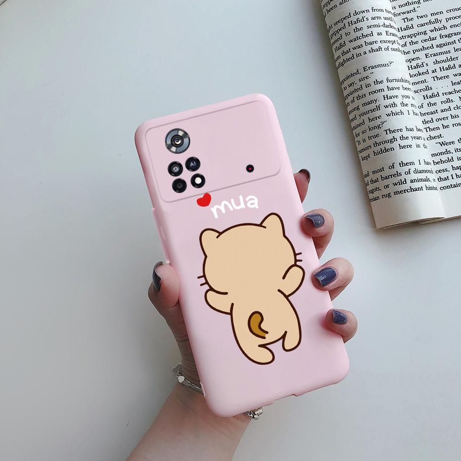 Чехол для Xiaomi Poco M4 Pro 4G 2022 Милые Мультяшные Животные Расписной Чехол-Обложка Для Xiaomi Poco M4 Pro 4G PocoM4 Pro Мягкий ТПУ Fundas
