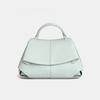 Womens Genuine Leather Crossbody Bag Minimalist Chic Shoulder Daily Commute Handbag Soft Texture