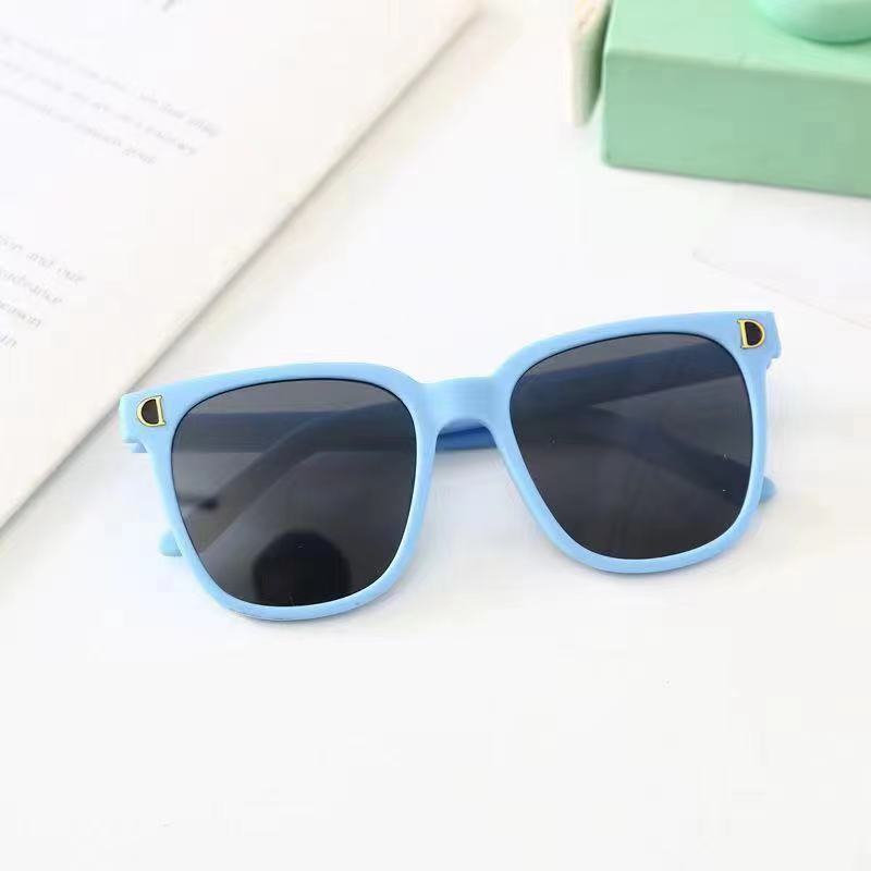 New Children's Large Frame Square Sunglasses Girl Brand Designer Fashion Sun Glasses Outdoor Shading for Boys Eyewear UV400