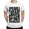 Мужские футболки Pearl Jam Хлопковые топы Новинка Футболки с коротким рукавом и круглым вырезом Графические футболки