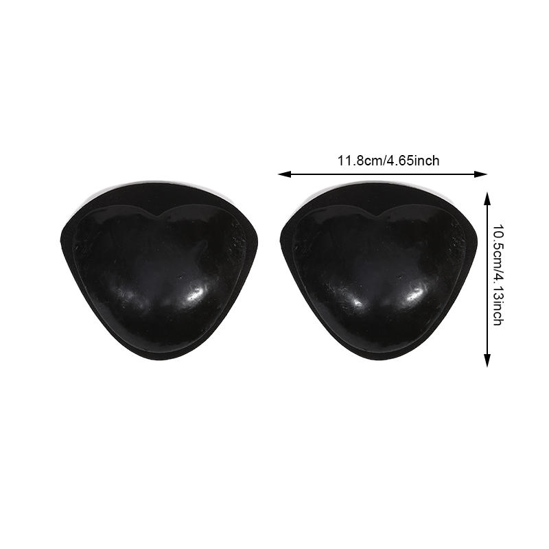 1 пара силиконовых вкладышей для бюстгальтера, утолщенные силиконовые невидимые накладки на соски, элегантные вкладыши для увеличения чашек бюстгальтера, женское нижнее белье и аксессуары для нижнего белья