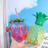Plastic Pineapple Straw Cup Fruit Shape Strawberry Straw Cup Thickened   Shop
