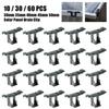 10/30/60pcs PV Solar Panels Water Drained Away Clips Solar Panel Frame Thickness 30/35/40mm Auto Remove Stagnant Water Dust Outdoor