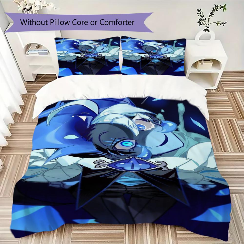 Shadow Milk Cookie Pattern Bedding uilt Set uilt Cover Pillowcase Home Decoration Birthday Gift (1 * duvet cover + 2 * pillowcase without core)150