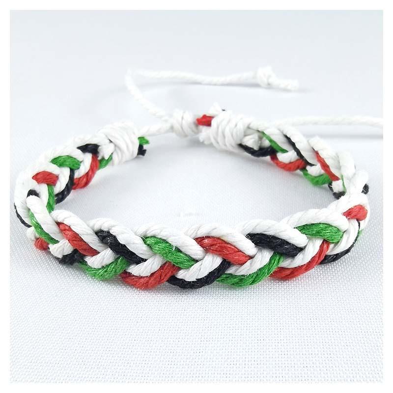 K200 Корейский стиль Рождество 2020 Сплав Капельное масло Хлопок Ручной работы Браслет