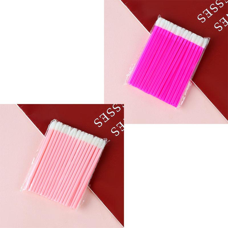 50/100pcs Disposable hollow lip brush Soft Lipstick Mascara Wands Applicators Eyelash Cleaner Cosmetic brushes Make Up Tools