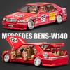 1:24 Mercedes Benz S W140 320SEL Модифицированная Версия Легкосплавный Гоночный Автомобиль Литая Модель Симуляция Коллекция Декоративные Подарки Для Мальчиков