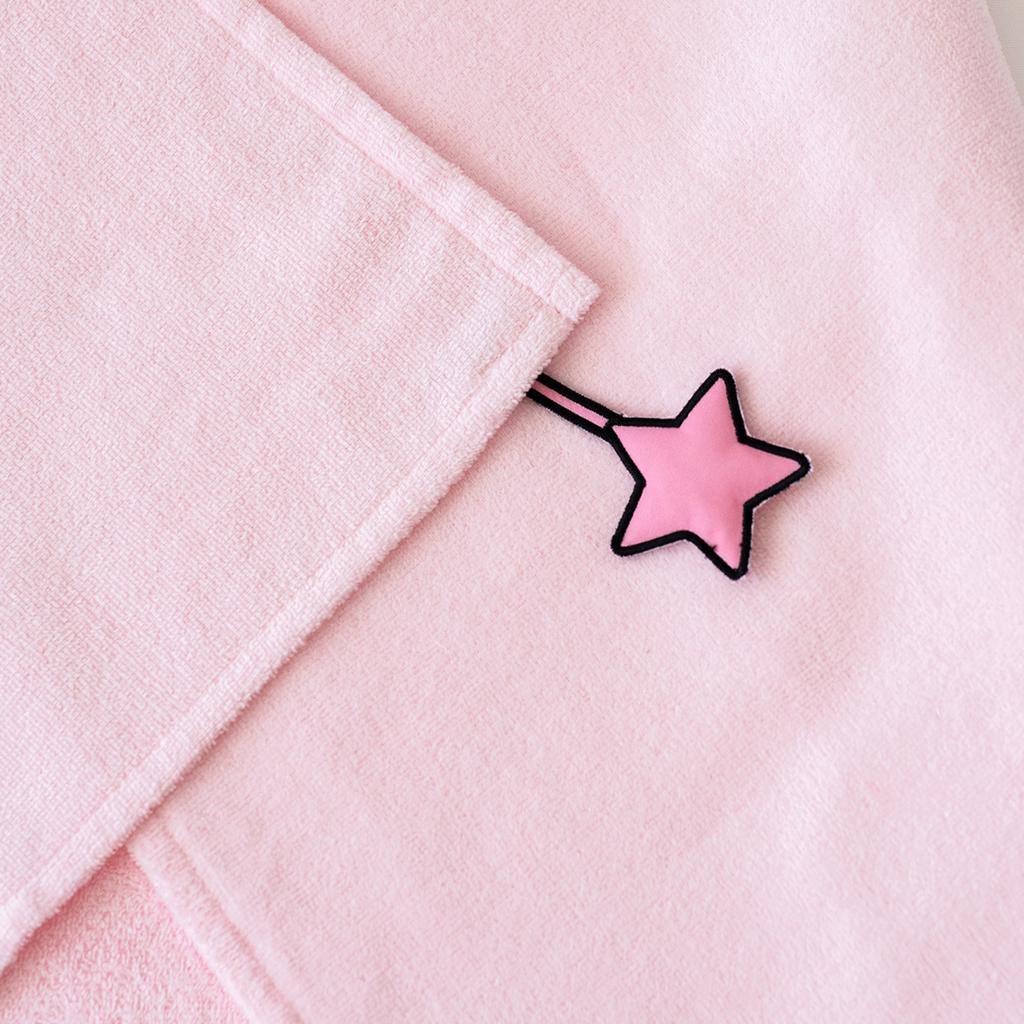 Milk&Moo Chancin Velvet Hooded Baby Towel, %100 Cotton ,Ultra Soft, Quick Dry