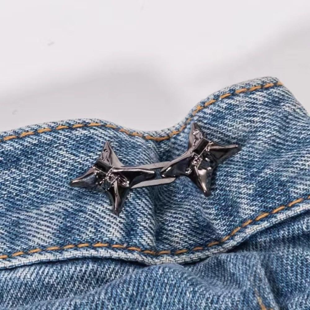 Adjustable Jeans Buttons Fixed Belt Buckles Temperament Pants Pins  Dress Decoration