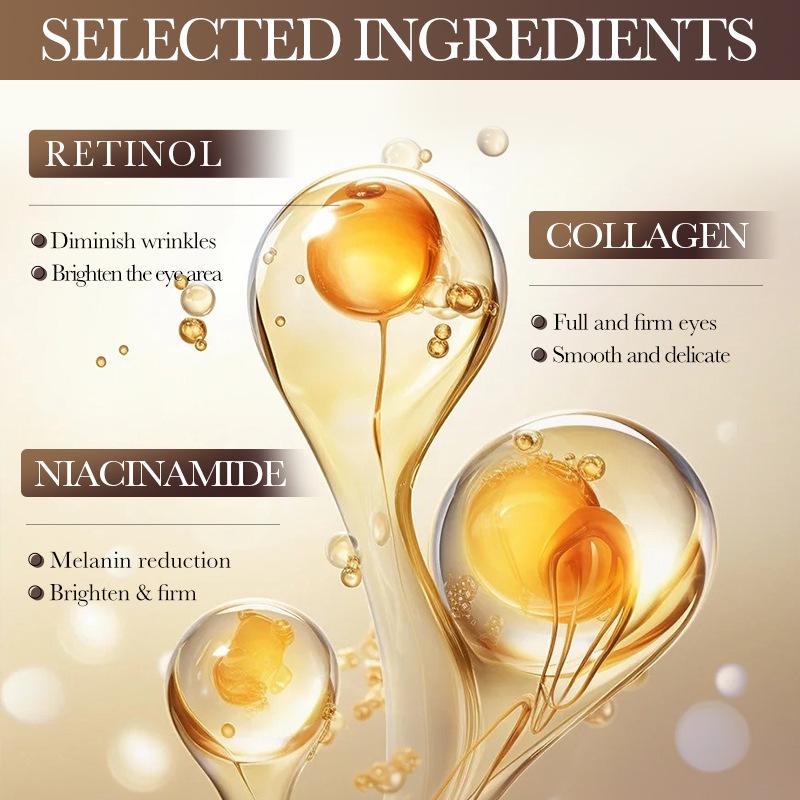 45 Capsules Retinol Serum Eye Cream Anti Wrinkle Firming Moisturizing Face Cream for All Skin Types