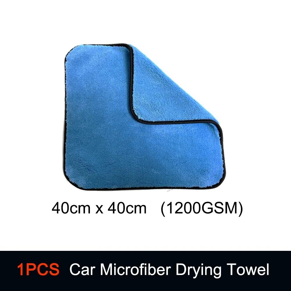 DetailingKing 1300GSM полотенце для сушки из микрофибры, профессиональные супер мягкие салфетки для мытья автомобиля, полотенца для детализации автомобиля