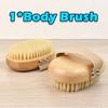 Натуральная щетина Красота Тело Сухая щетка Скраб Мягкая щетка для волос Душевая щетка Отшелушивание кожи Удаление жира Щетка для тела Инструмент для похудения ног
