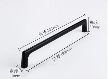 Creative New Art Deco Carbon Steel Cabinet Handles Decor Pull Cupboard Door Handle for Kitchen Cabinets