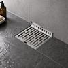 L-Shaped Side Drain Right Angle Design Side Floor Drain Durable Corner Floor Drain  Shower Area