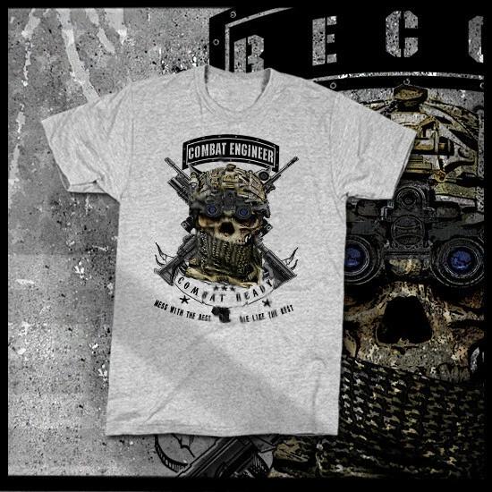 Combat Engineer T-shirt Tops Tees Unisex Sapper Military Army Pave The Way Iraq Afghanistan