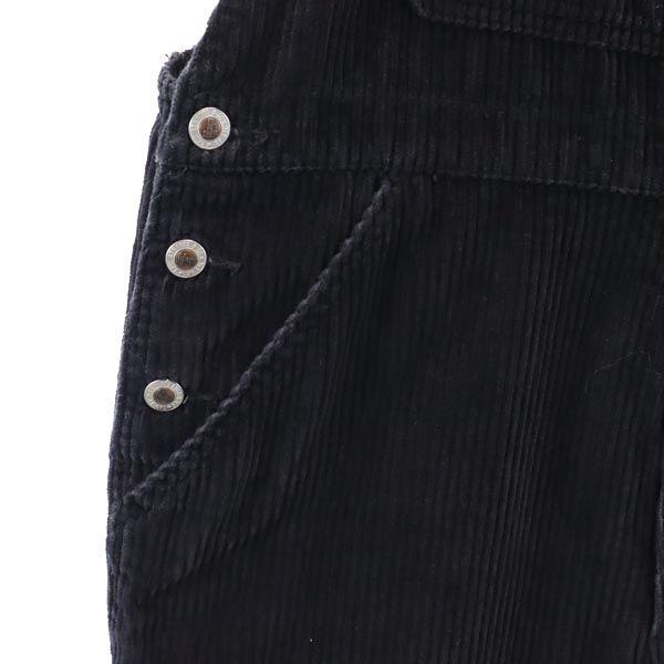 Levi's Вельветовый комбинезон S черного цвета с серебристой биркой Мужской Б/У