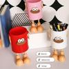 2Pcs Cartoon Pen Stand Multifunctional Desk Organiser Decorative Pencil Cup Pen Storage Container For Office Home
