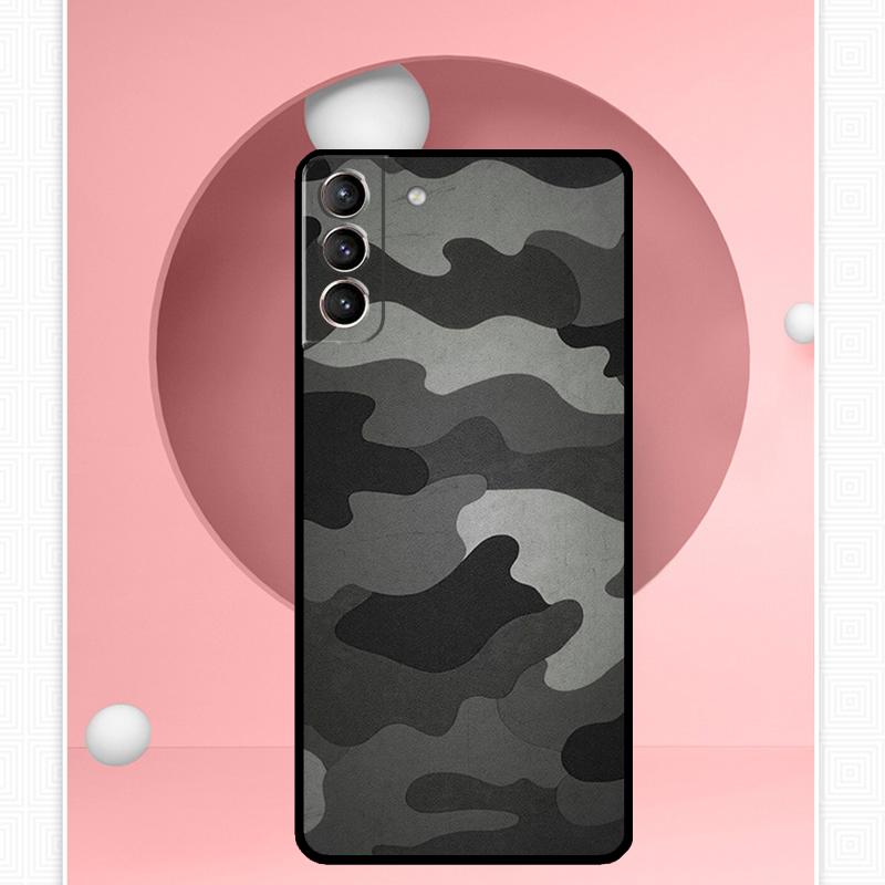 Military Army Camouflage Cover For Samsung Galaxy S23 S24 Ultra S8 S9 S10 S22 Plus Note 10 20 Ultra S20 S21 FE Case