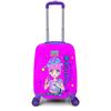 Детский детский чемодан с рисунком K-Pop, фиолетовый, розовый, синий, 16727
