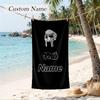 MF DOOM Custom Name Printed Beach Towel Personalized Soft Towel For Swimming Beach Travel