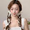 2M Braided Ribbon Hair Band Ribbon Silk Hair Tie Headband Female Bow Twist Hair Rope Ponytail Holder Hair Accessories