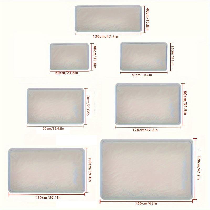 Pastel Character Print Doormat Beige Pink Blue Microfiber Hand Wash Only 80x50cm Decorative Use