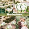 10 Pcs Wedding Hand Fans For Guests Bulk Decorative Handheld Wedding Favor Fans With Handle Thank You For Celebrating With Us
