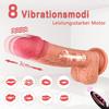 Новый 8-частотный пульт дистанционного управления, реалистичный фаллоимитатор, вибратор, стимулятор клитора, вибратор для точки G, силиконовая Анальная пробка, женские секс-игрушки с толчком