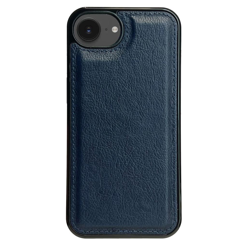 For iPhone 16e Case Calf Texture PU Leather Anti Fingerprint Back Phone Cover