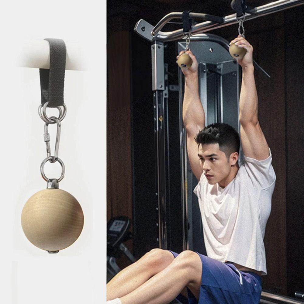 Wooden Forearm Trainer Ball-shaped Finger Strengthener Grip Strength Trainer Bouldering