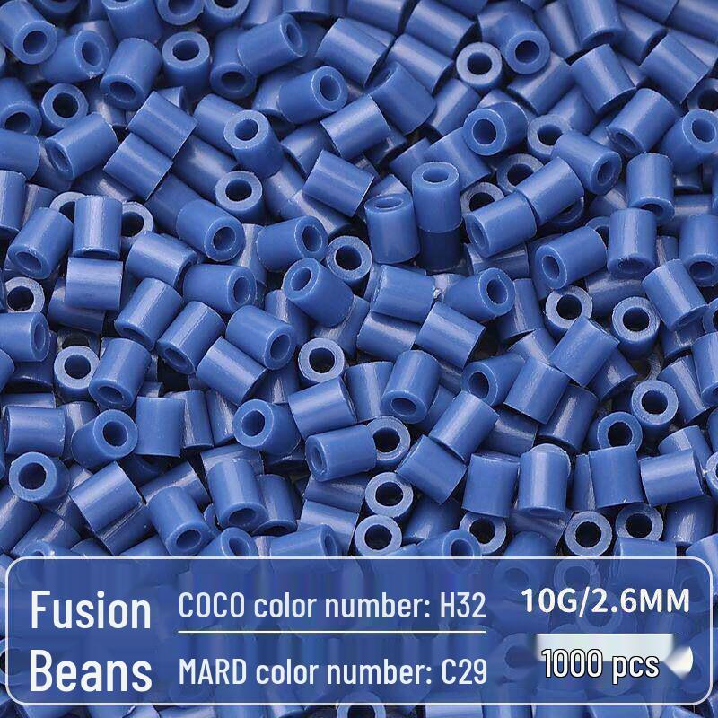 Серия Цветов C, Набор для пополнения бусин, 2,6 мм, 1000 штук - 10 г бусин Fusion