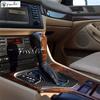 Накладка на рамку рычага переключения передач из углеродного волокна для BMW E39 с левым рулем, наклейки для стайлинга автомобиля