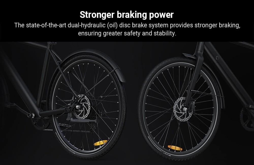 DYU Stroll 1 Electric Bike, 250W Motor, 36V 9Ah Battery, 700*38C CST Tire, 25km/h Max Speed, 100km Range