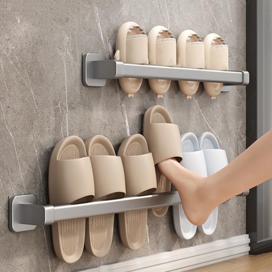 Self-Adhesive Towel Rack Hand Towel Bar Strong Load-bearing Easy To Install Bathroom Wall Mounted Towel Hanger