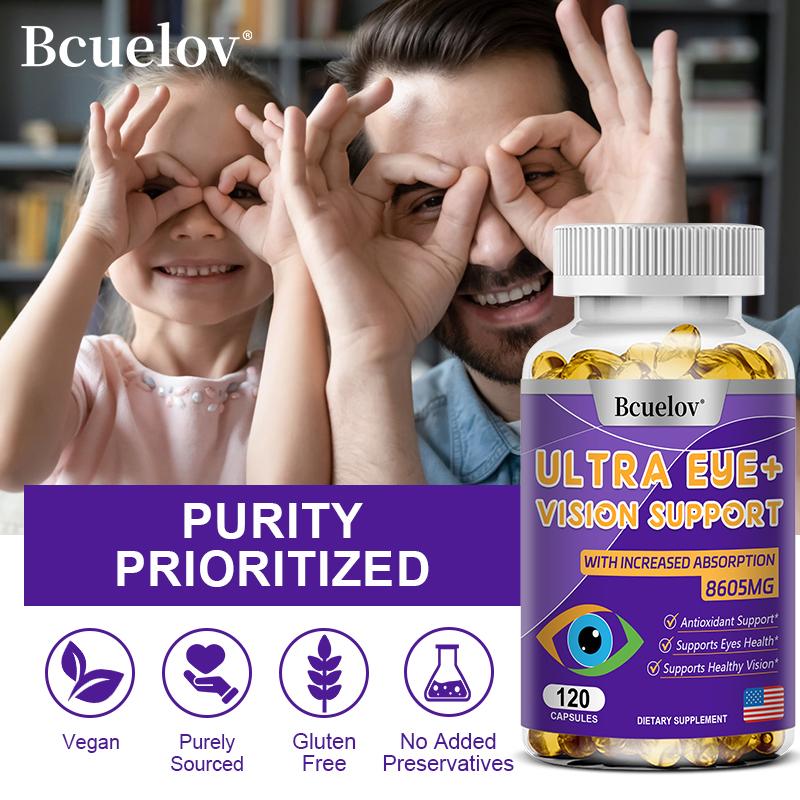 Lutein, zeaxanthin, vitamin A, Eye Health Supplements, 120 Capsules