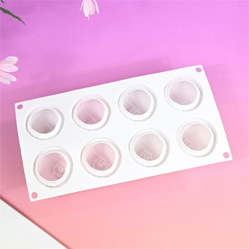 Гибкие силиконовые формы для бутонов роз, 8 ячеек, для выпечки, кухни, приготовления муссовых тортов, шоколадных десертов