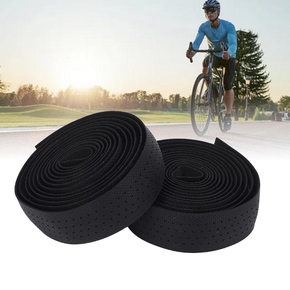 2pcs Anti Slip Bike Handlebar Tape Silicone + EVA Bike Handlebar Wrap Cycling Grip Improvement