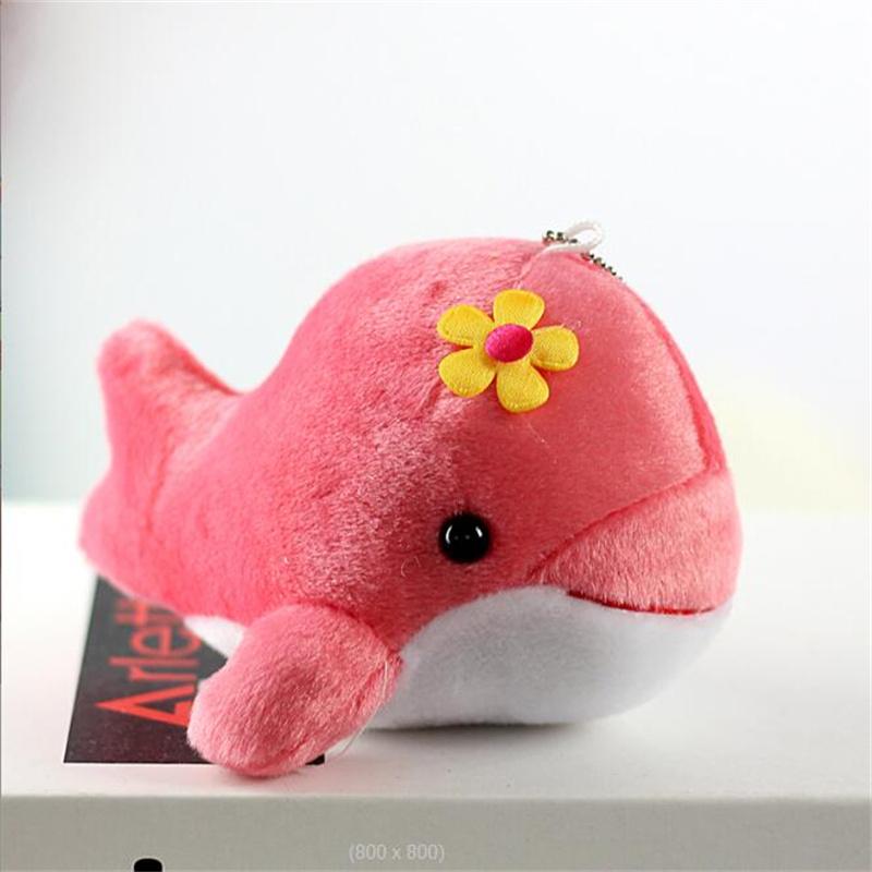 12 см приблизительно многоцветный опционально 8 цветов дельфин плюшевая игрушка кукла кит маленькая мини-кукла животное подарок маленькая подвеска