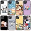 B-87 Super Snoopy  Black Case for Redmi 10A 10C 12C 13C 9A 9C 9T A3X Note 10 9 9S 10S iPhone 11 12 13 14 15 16 X XS Pro Max Mini 7 8 Plus XR