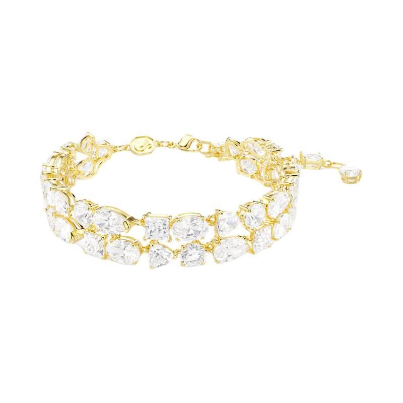 Swarovski Браслет с цирконами серии Mesmera, одинаковый стиль для мужчин и женщин, белый 5743827