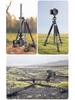 Carbon Fiber Dual-Camera Gimbal Tripod with Monopod & Horizontal Crane Arm for Panorama and DSLR Photography
