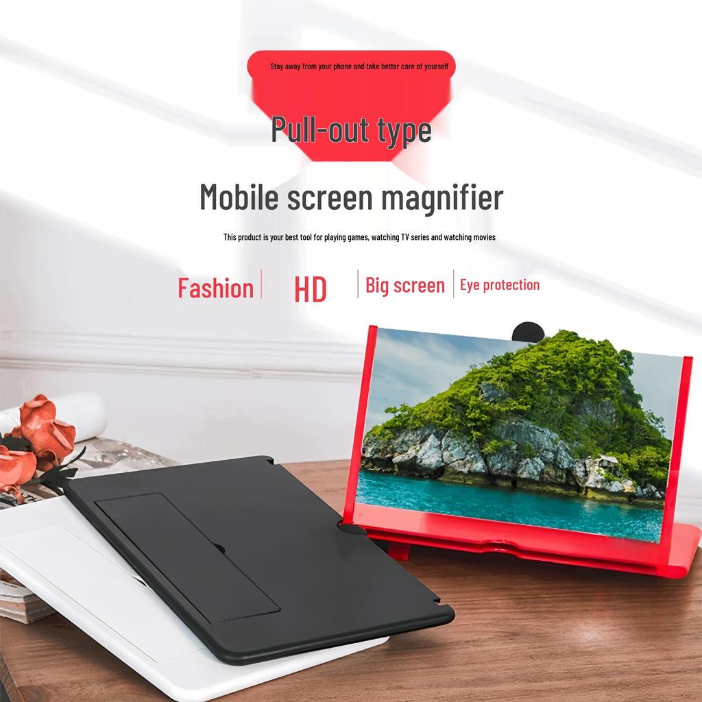 3D HD Mobile Phone Screen Magnifier Stand
