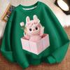 Children's Casual Round-neck Hoodie, Long-sleeved Loose Hoodie for Boys and Girls In Spring and Autumn