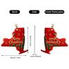 Christmas Hanging 2D Plane State Pride Design Local Flavor Themed Festive Holiday Christmas Tree Ornament Decor Accessory