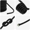 Bungee Cords with Hooks 4 mm Black PP and Rubber