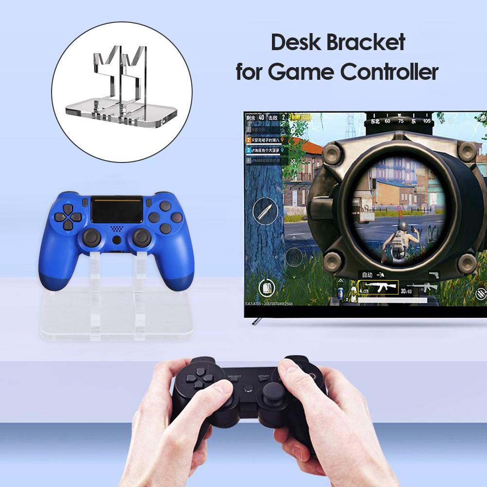 Универсальная акриловая подставка-дисплей для контроллеров Switch Pro/PS5/Xbox S/X/PS4 Держатель для игрового контроллера Крепление для геймпада Кронштейн для джойстика