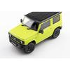 Aoshima Bunka Kyozai 1/24 Scale Rakupla Snap Car Series No. 03-KY JB64 Jimny 2018 Kinetic Yellow Pre-Colored Plastic Model Kit (Car)